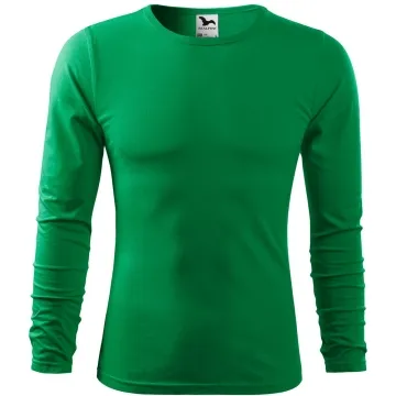 Tricou barbati Fit-T Long Sleeve 119 Malfini -Verde mediu-16-S