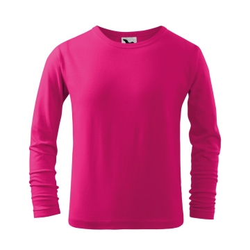 Tricou copii Fit- T LS 121 Malfini-Roz zmeura-63-110 cm/4 ani