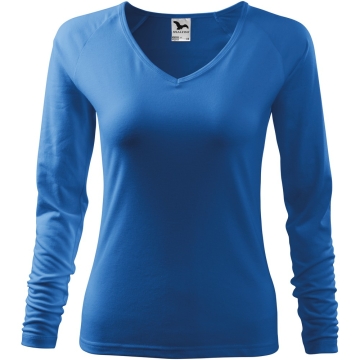 Tricou dama Elegance 127 Malfini-Albastru azuriu-14-XS