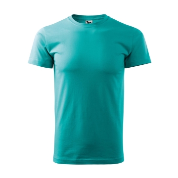 Tricou Basic 129-Verde smarald-19-XS