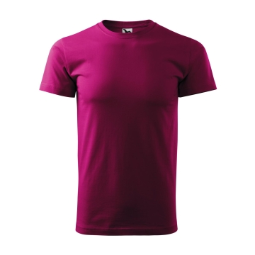 Tricou Basic 129-Rosu fucsie-49-XS