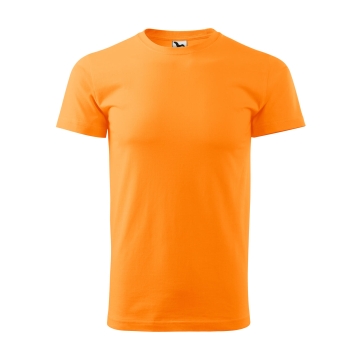 Tricou Basic 129-Tangerine orange-A2-XS