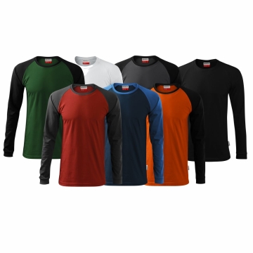 Tricou cu maneca lunga unisex Street LS 130 Rimeck Malfini