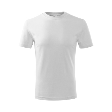 Tricou copii Classic New 135  Malfini-Alb-00-110 cm/4 ani
