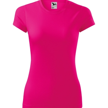 Tricou dama Fantasy 140 Malfini-Roz neon-89-XS