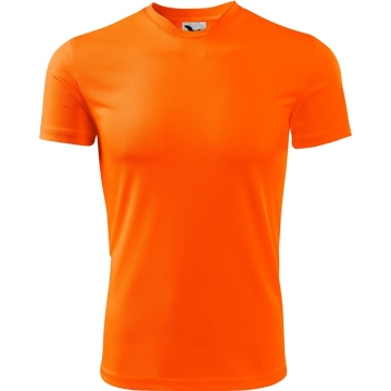 Tricou copii Fantasy 147 Malfini-Portocaliu neon-91-134 cm/8 ani