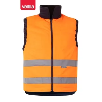 Vesta reflectorizanta reversibila 148 Velilla -Bleumarin/portocaliu- 01/19-S