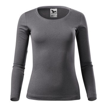 Tricou dama Fit-T LS 169 Malfini-Gri metalic-36-S