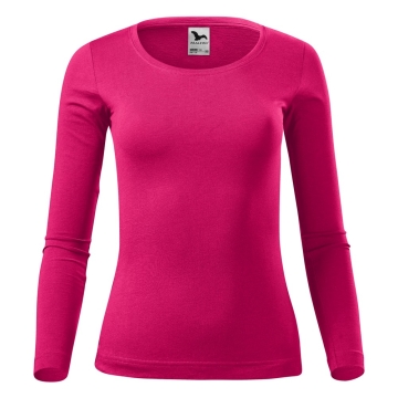 Tricou dama Fit-T LS 169 Malfini-Roz zmeura-63-S