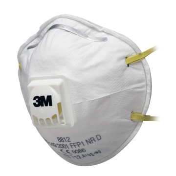 Semimasca protectie cu supapa Set 10 bucati FFP1 8812 3M