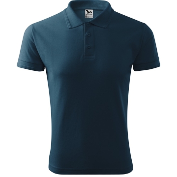Tricou barbati Pique Polo 203 Malfini-Albastru marin-02 -S