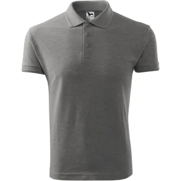 Tricou barbati Pique Polo 203 Malfini-Gri inchis-12-S