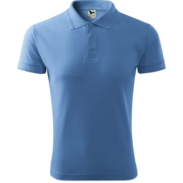 Tricou barbati Pique Polo 203 Malfini-Albastru deschis-15-S