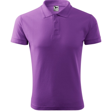 Tricou barbati Pique Polo 203 Malfini-Violet-64-S