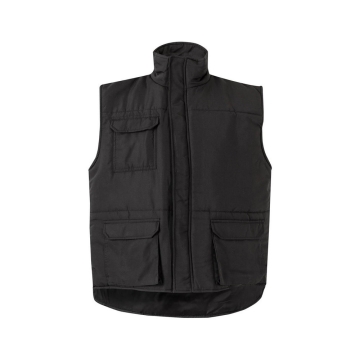 Vesta de protectie vatuita din poliester 205901 Velilla-Black-00-S