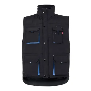 Vesta de protectie matlasata 205902 Velilla-BLACK/SKY BLUE - 00/05-S