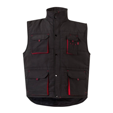 Vesta de protectie matlasata 205902 Velilla-BLACK/RED - 00/12-S