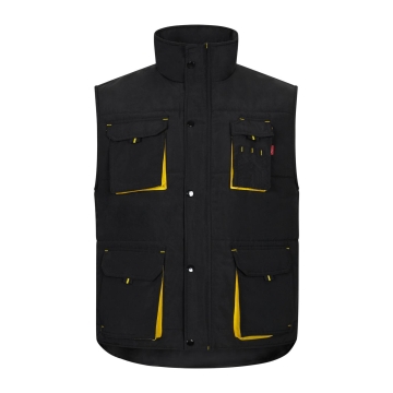 Vesta de protectie matlasata 205902 Velilla-BLACK/YELLOW - 00/17-S