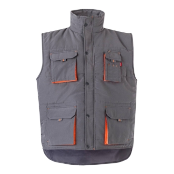 Vesta de protectie matlasata 205902 Velilla-GREY/ORANGE - 08/16-S