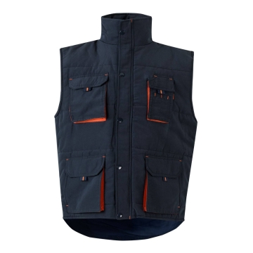 Vesta de protectie matlasata 205902 Velilla-NAVY BLUE/ORANGE - 61/16-S