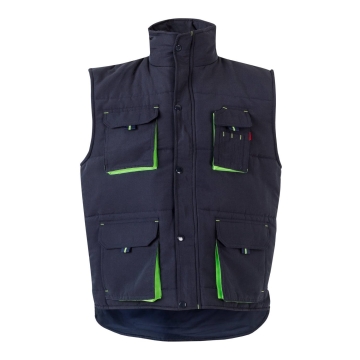 Vesta de protectie matlasata 205902 Velilla-NAVY BLUE/LIME GREEN - 61/25-S