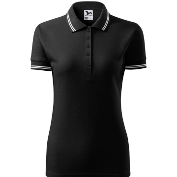 Tricou dama polo Urban 220 Malfini-Negru-01-XS