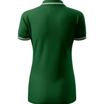 Tricou dama polo Urban 220 Malfini-Verde sticla-06-XS