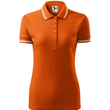 Tricou dama polo Urban 220 Malfini-Portocaliu-11-XS