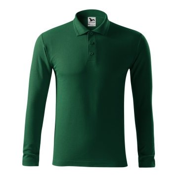 Tricou barbati Pique Polo LS 221 Malfini-Dark green- D3-S