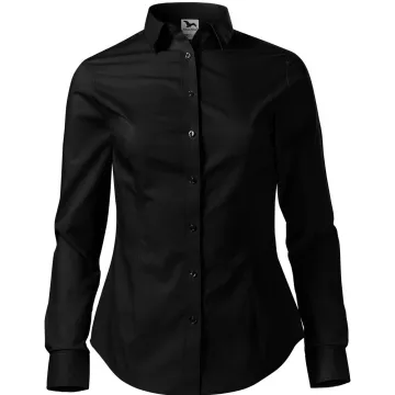 Camasa dama Style LS 229 Malfini-Negru-01-XS