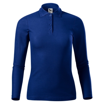 Tricou dama Pique Polo LS 231 Malfini-Albastru regal-05-XS