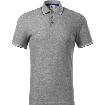 Tricou barbati polo Focus 232 Malfini -Gri inchis-12-S