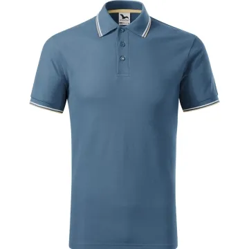 Tricou barbati polo Focus 232 Malfini -Denim-60-S