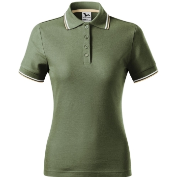 Tricou dama polo Focus 233 Malfini-Khaki-09-XS