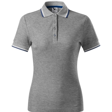 Tricou dama polo Focus 233 Malfini-Gri inchis-12-XS