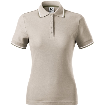 Tricou dama polo Focus 233 Malfini-Gri ice-51-XS