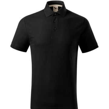 Tricou polo barbati Prime (GOTS) 234 Malfini-Negru-01-S