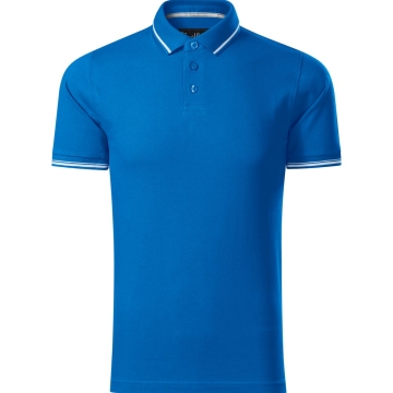 Tricou barbati polo Perfection Plain 251 Malfini Premium-Snorkel blue-70-S
