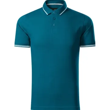 Tricou barbati polo Perfection Plain 251 Malfini Premium-Albastru petrol-93-S