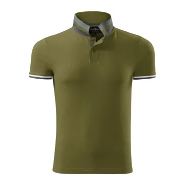 Tricou barbati polo Collar Up 256 Malfini-Avocado green-A3-S