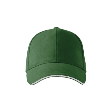 Sapca Sandwich  306 6P Malfini-Verde sticla-06