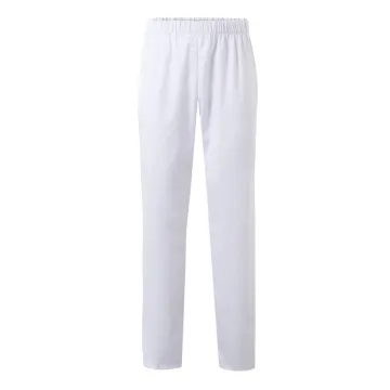 Pantaloni medicali albi unisex 334 Velilla