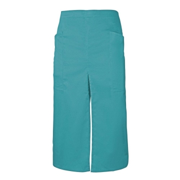 Sort lung profesional din tercot cu slit frontal si buzunare laterale 404209 Velilla -Light Turquoise-28