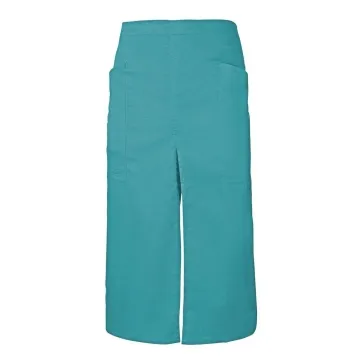 Sort lung profesional din tercot cu slit frontal si buzunare laterale 404209 Velilla -Light Turquoise-28