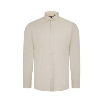 Camasa barbati Stretch Oxford cu maneci lungi 405004S Velilla -Light Beige-47-S