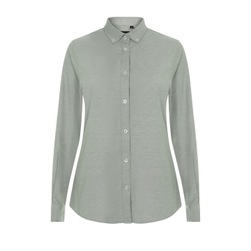 Camasa dama Stretch Oxford cu maneci lungi 405005S Velilla-Light Olive Green -35-XS