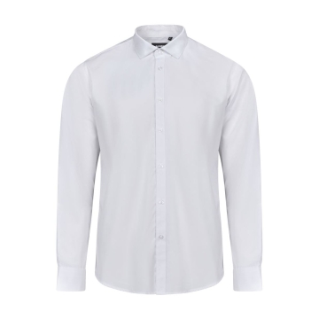 Camasa barbati Sleeve cu maneci lungi, 65% poliester, 35% bumbac, densitate 115 gr/mp,405009 Velilla-White-07-S
