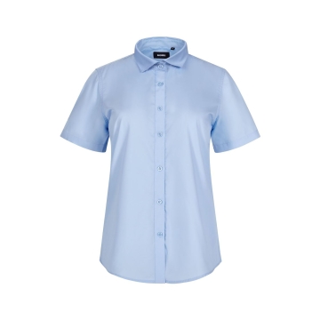 Camasa dama Sleeve cu maneci scurte, 65% poliester, 35% bumbac, densitate 115 gr/mp, 405010 Velilla-Sky Blue-05-XS