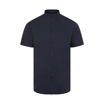 Camasa barbati tip tunica cu maneci scurte, densitate 115gr/mp, Sleeve stretch 405012S Velilla-Navy Blue-61-S