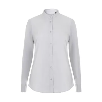 Camasa dama tip tunica cu maneci lungi, densitate 115gr/mp, Sleeve stretch 405015S Velilla-Ice Grey-58-XS